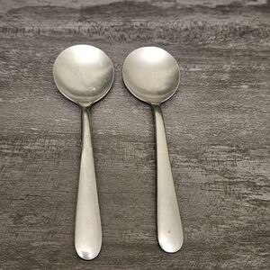 World Stainless Steel Soup Spoons